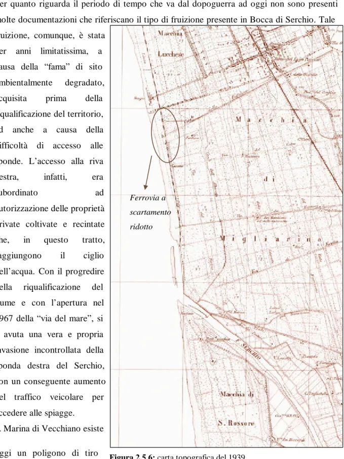 Figura 2.5.6: carta topografica del 1939 