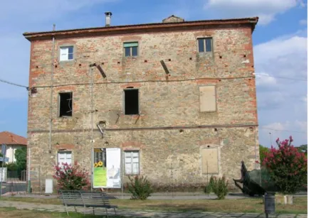 Figura 2: Prospetto Ovest dell’ex-Palazzo Ficini 