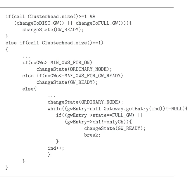 Tabella 4.5: RecalculateMemebers Function