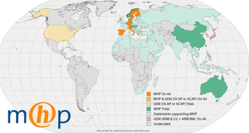 Figura 2.1: Diffusione di MHP nel mondo
