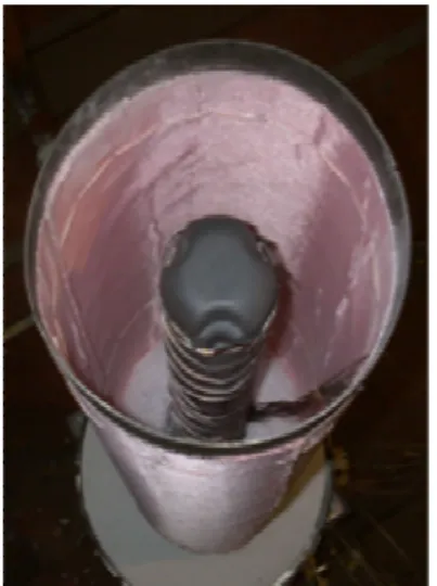 Figura 3.11 – Tubo radiante equipaggiato con termocoppie 