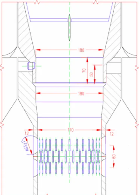 Fig. 4.7: fondo del reattore  Fig. 4.8: colonna di supporto 