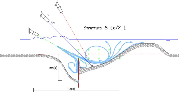 Fig. 3.9 Foto struttura  S  posizionata in  L o /2  M. 