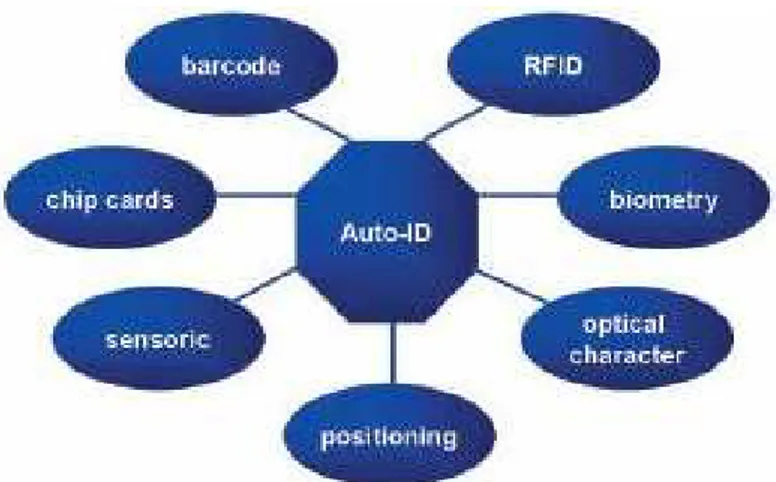 Figura 2: Le principali tecnologie di Auto-ID 