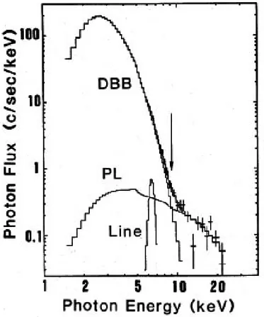 Figura 1.1: Spettro a raggi X del buco nero GX 339-4, ottenuto dal satellite Temma, 1984