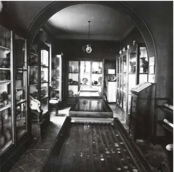 Fig.  2.  L’antiquarium  privato  della  collezione  Ciacci  in  una  foto  degli  anni  ’60  (Archivio  Fotografico  SBAT,  neg
