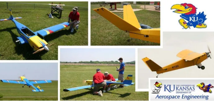 Figura 1.9 – Esempi di UAVs progettati e costruiti dagli studenti del KU - Department of 