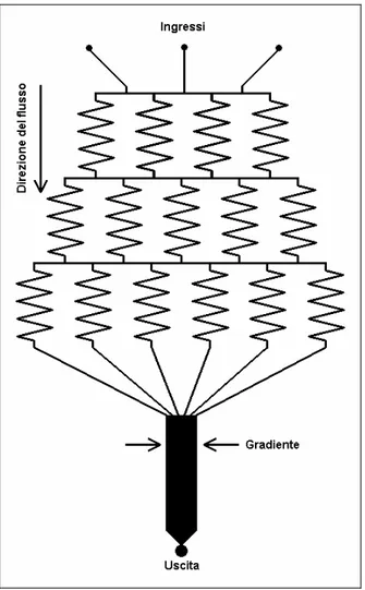 Figura 2.6 Rete microfluidica 