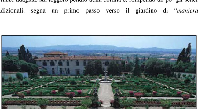 Fig. 3 – Fotografia dei giardini di villa di Castello a Firenze 