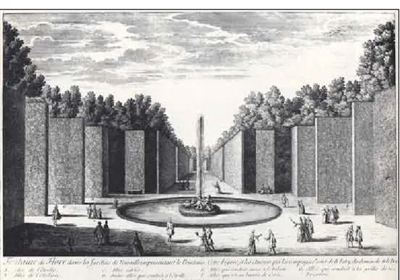 Fig. 8 – Rappresentazione storica di Versailles