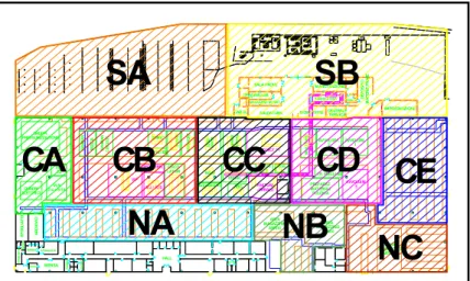 Figura 6.23 – Suddivisione in Zone ed Aree di stoccaggio dello Stabilimento 