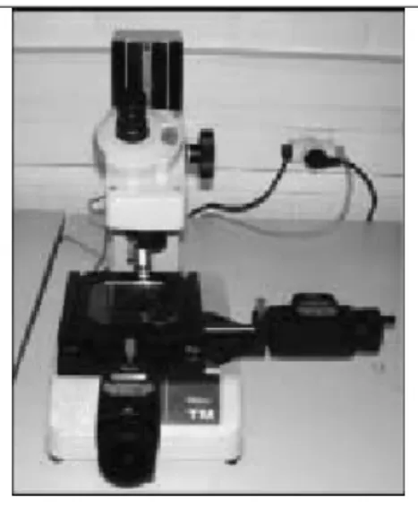 figura 3.8 microscopio ottico