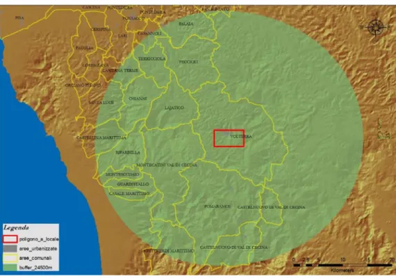 Figura 26 - area vasta e area locale 