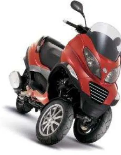 Figure 1.1: New three-wheeled motorscooter by Piaggio