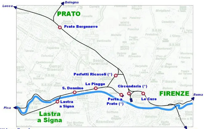 Figura 3.5-2 Nuove Fermate Metropolitane 