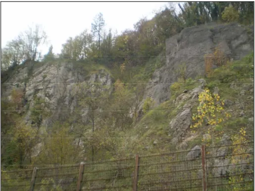 Figura 1.3: Foto della cava di Maiolica abbandonata. 