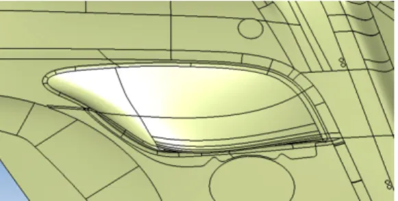 Figura 2.1 – Alcuni dettagli dell’auto prima e dopo l’operazione di pulitura 