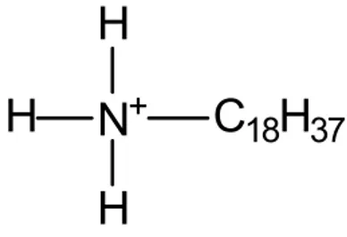 Fig. 2.4 - Struttura del  modificante organico usato per la modifica della Cloisite ® Na + 