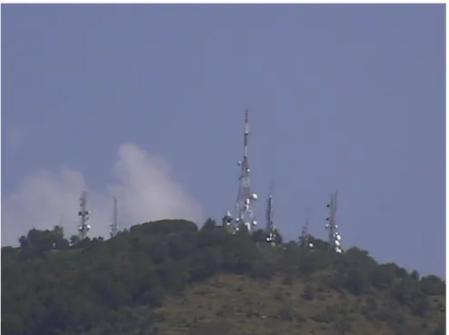 Figura 7 – Antenne sul Monte Serra (LU). 