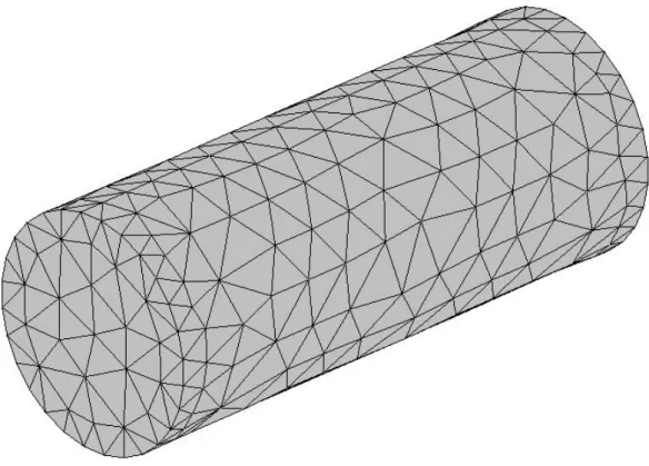 Fig. 2.3 Surface modelled by triangular patches  