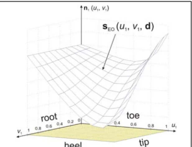 Fig. 3 – Esempio di superficie di spoglia.