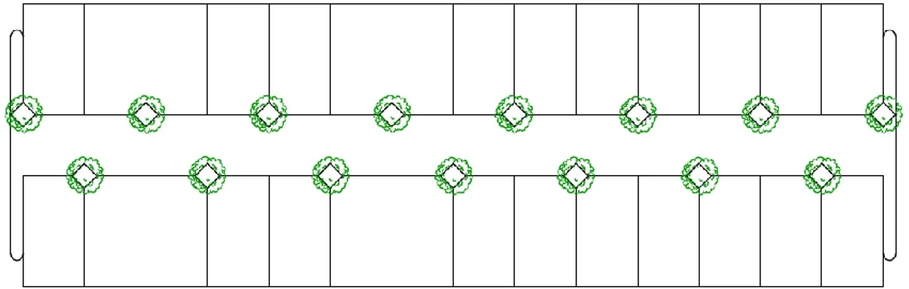 Figura 4.8– Stecca di parcheggi 