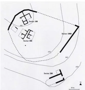 Fig. 3 Pianta del castello di Terrazzana. 