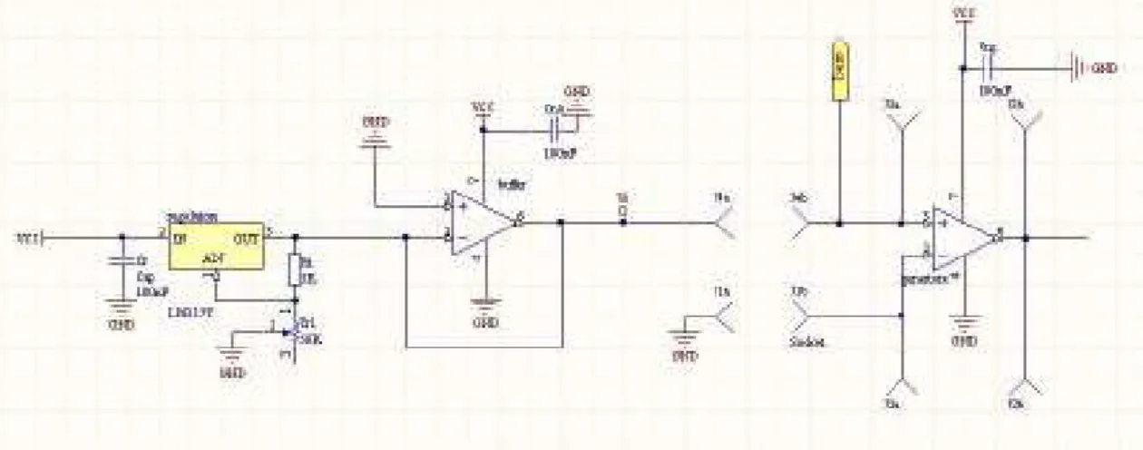 Fig. 3.11: Schema del generatore di corrente e del circuito regolatore 