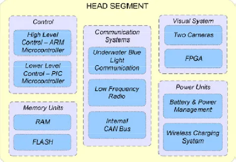 Figura 8: Architettura  della  testa. L’unità di controllo  è  responsabile  della  generazione  dei  segnali  di  alto  livello