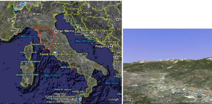 Figura 1: Ubicazione aziendale: Pietrasanta (Lu) 1