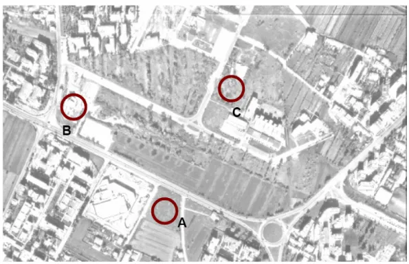 Figura 2.9 Aree oggetto di analisi geologiche