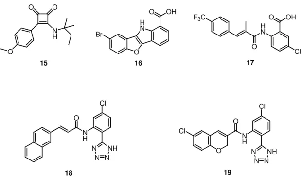 Figura  13.  Alcuni  attivatori  sintetici  dei  canali  BK,  proposti  per  il  trattamento  dell’incontinenza 
