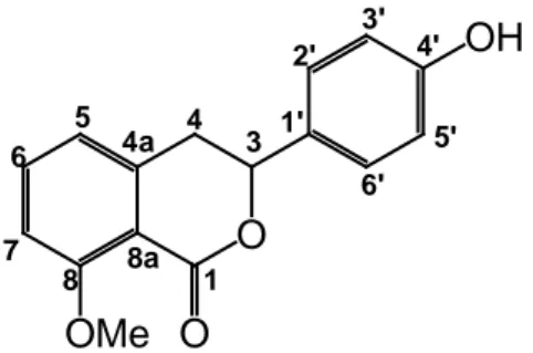 Fig. 2.9 Struttura del composto 8, scorzotomentosin 