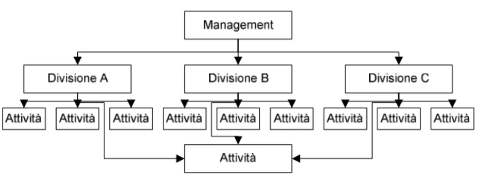 Figura 2 - Struttura divisionale 