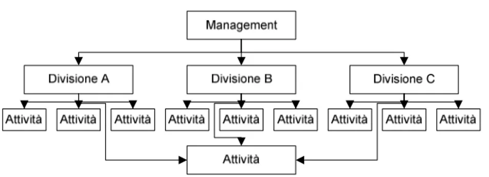 Figura 2 - Struttura divisionale 
