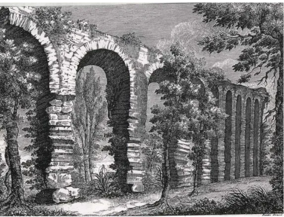 Fig. 4 - L'acquedotto di Caldaccoli, autore Ranieri Grassi - 1830 ca. 