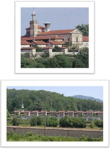 Fig. 1.2 Immagini del monastero Certosa di Farneta. 