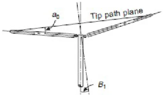Figura   1.2:   Rappresentazione   del   Tip   Path  Plane,   si   notano   l'angolo   di   coning   a 0   e 