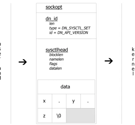 Figura 2.2: Trasferimento dati in emulazione sysctl