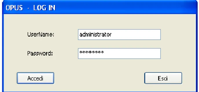 Fig. 12 : Modulo di Login 