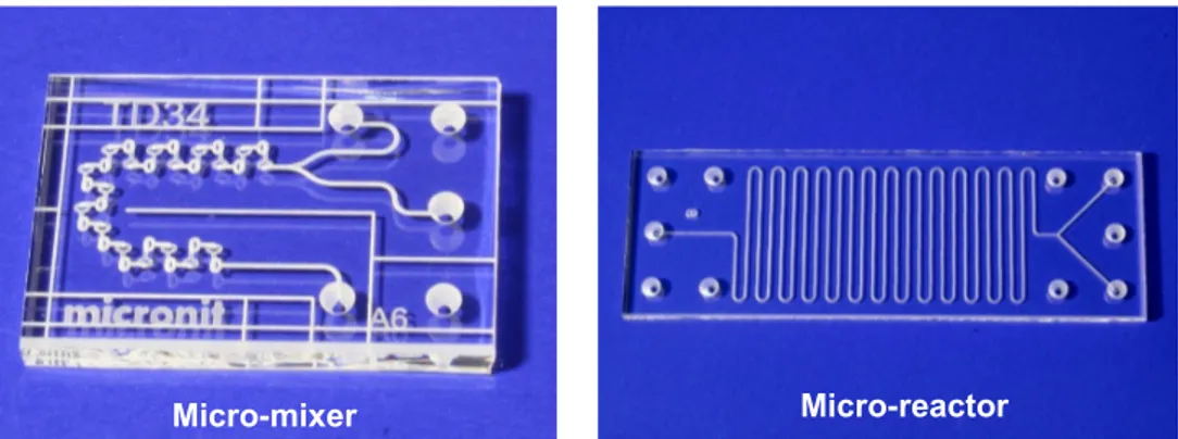 Figure 1 – Examples of micro-devices by MICRONIT ®  obtained by conventional  glass milling