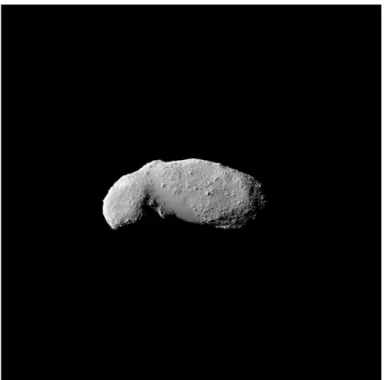 Figura 9 Immagine dell’asteroide Itokawa priva di rumori ottenuta tramite il simulatore PANGU 