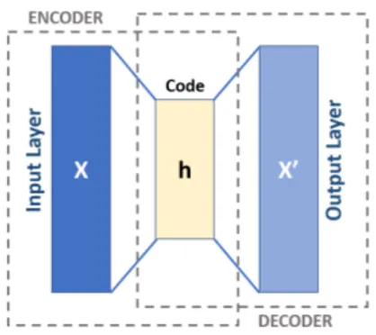 Figura 2.5: Esempio di architettura di Autoencoder