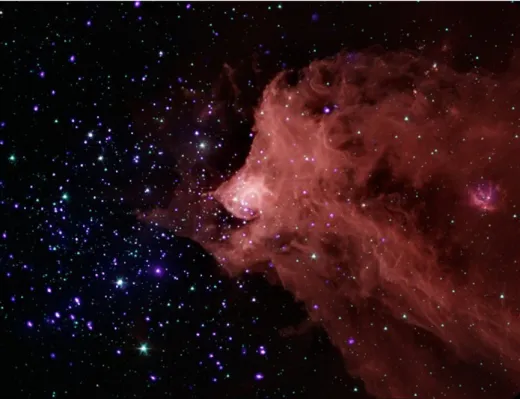 Figura 2.3: La nube molecolare Cepheus B, localizzata a 2400 anni luce dalla Terra. Image credit: NASA/JPL-Caltech