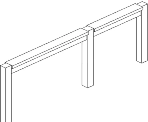 Figura 4.30 – Trave trasversale del solaio a copertura del primo piano. Lotto 1. 