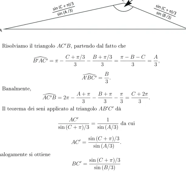 Figura 1.5: Il triangolo AC 0 B .