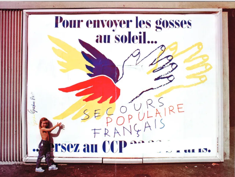 Fig. 12:  Secours populaire français, Grapus, 1981