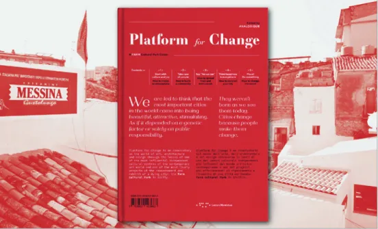 Fig. 16:  Copertina del manuale  A platform for changes, Analogique, 2019