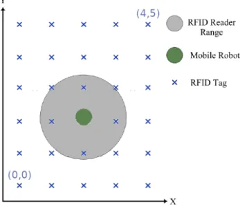 Figura 4: Esempio di maglia di tag RFID.