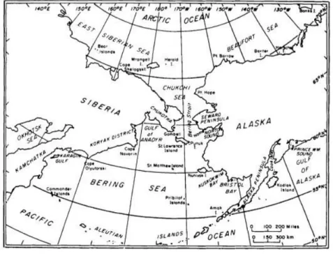 Figure 2. Bering-Chukchi region (Fay, 1982). 